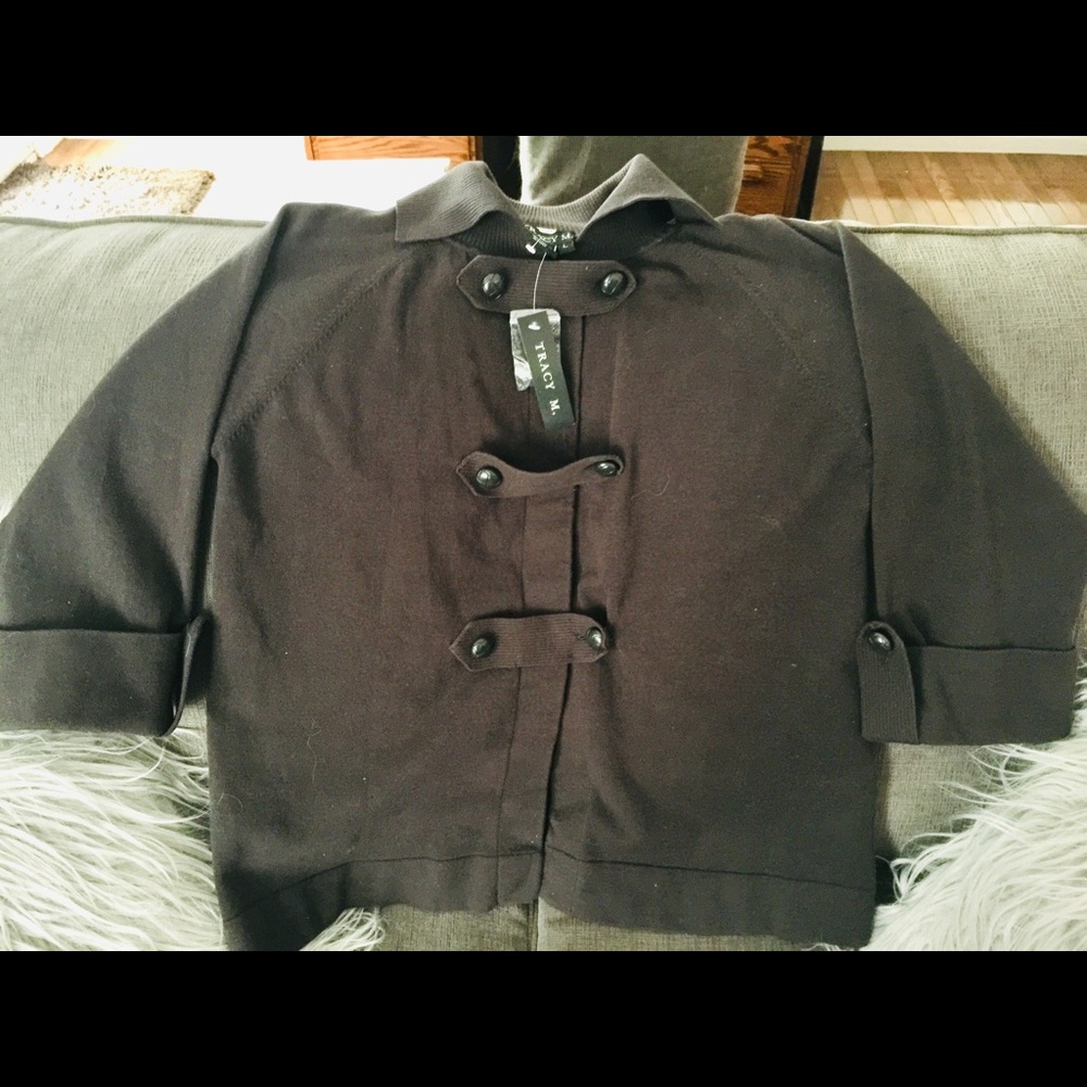 Sweater, New, double buttons,